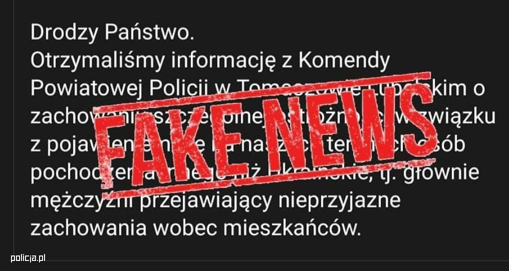 Uwaga na fake newsy na temat uchodźców