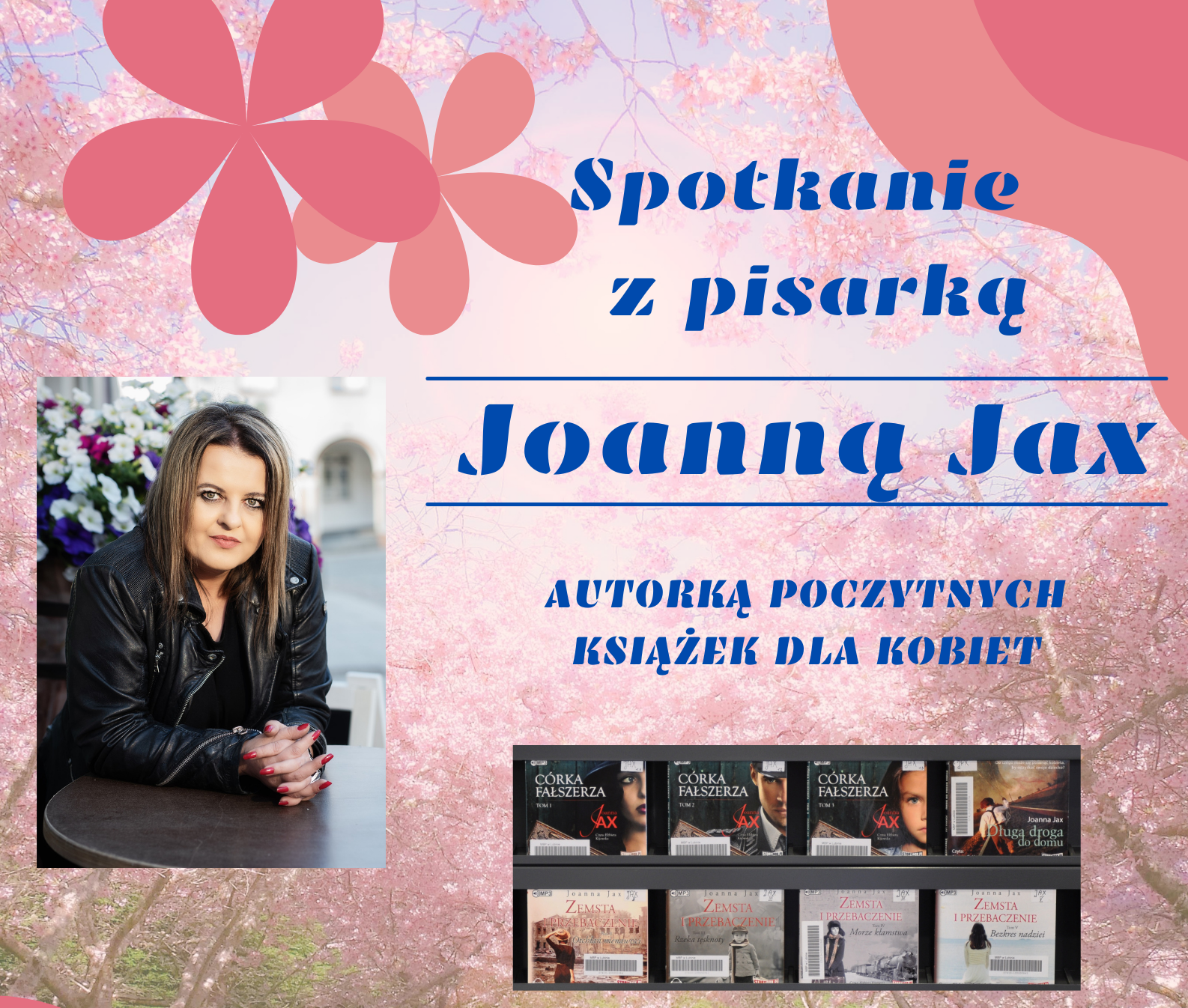 Biblioteka zaprasza na spotkanie z Joanną Jax