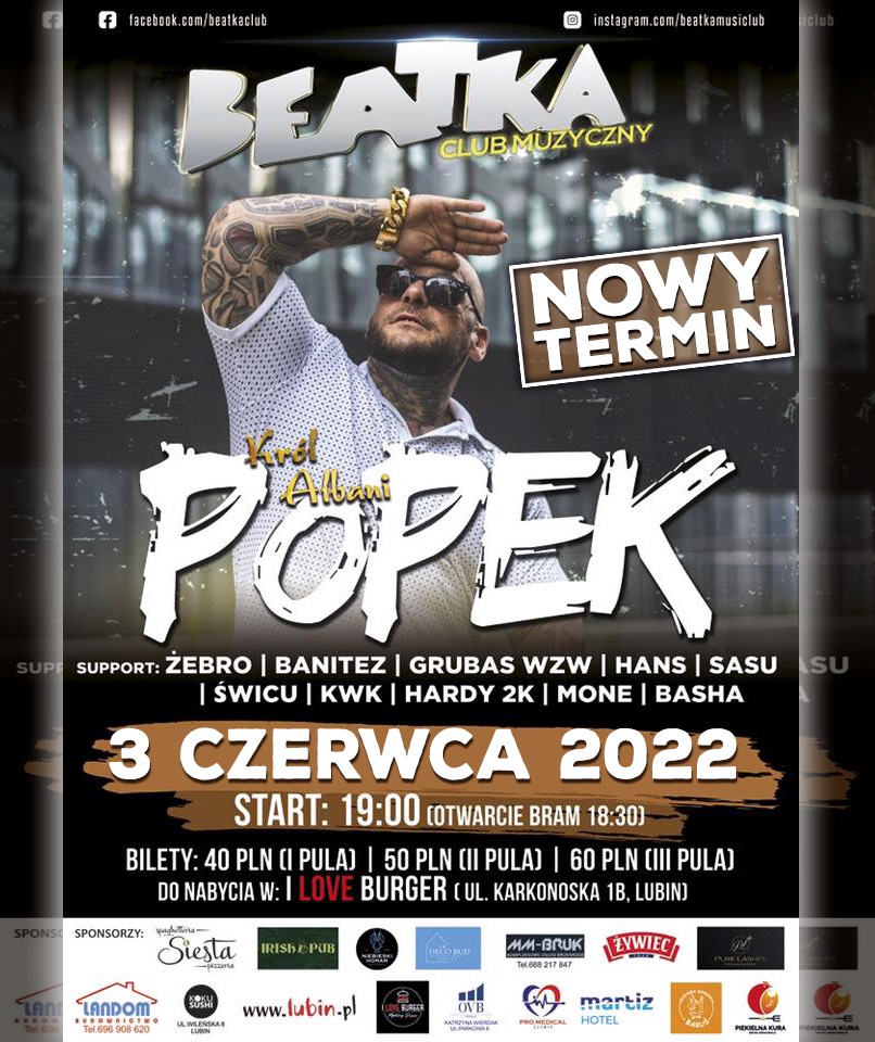Popek w klubie Beatka