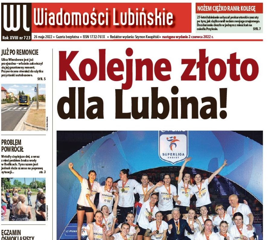 „Wiadomości Lubińskie” w każdy czwartek