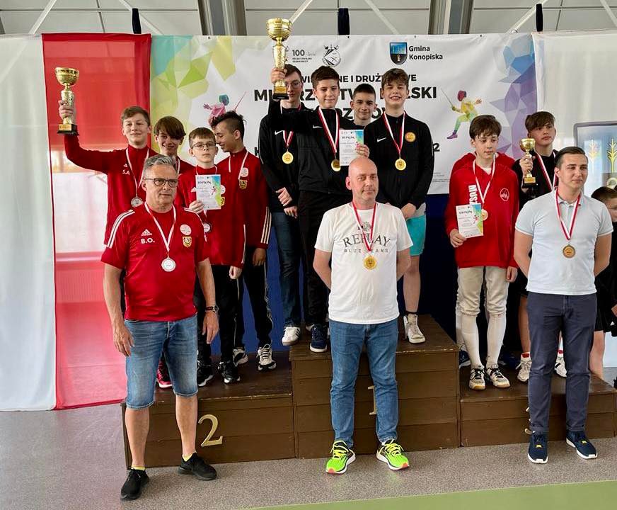 Lubińscy szpadziści na podium mistrzostw Polski