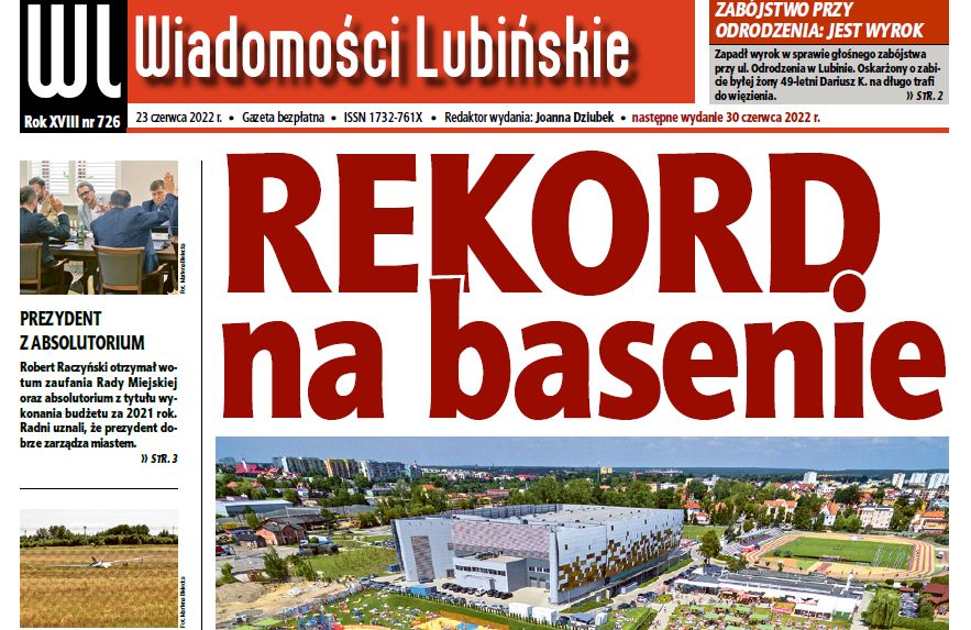 Jutro nowe wydanie „Wiadomości Lubińskich”