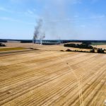 pożar, pole ze zbożem, 2022 (1)