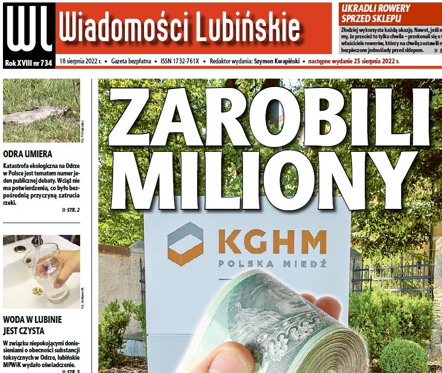 „Wiadomości Lubińskie” do wzięcia już jutro