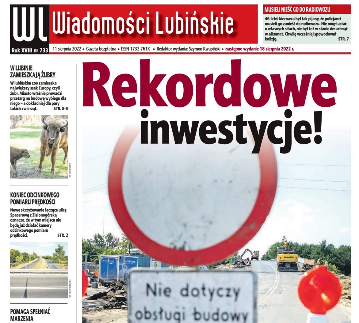 „Wiadomości Lubińskie” w każdy czwartek