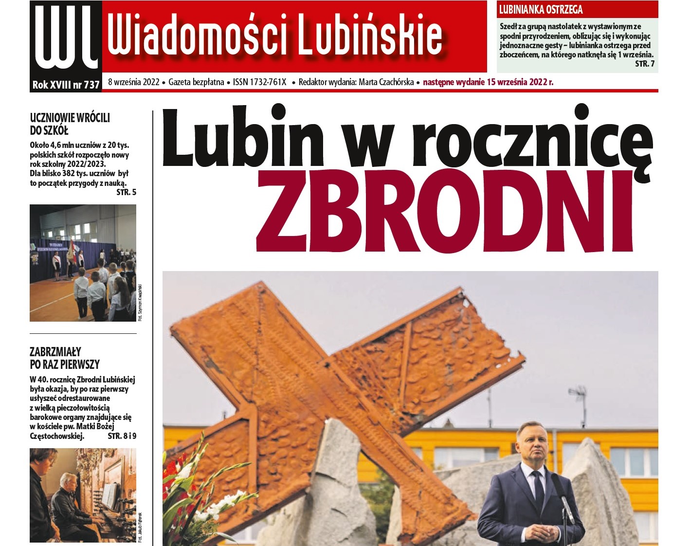 „Wiadomości Lubińskie” już jutro