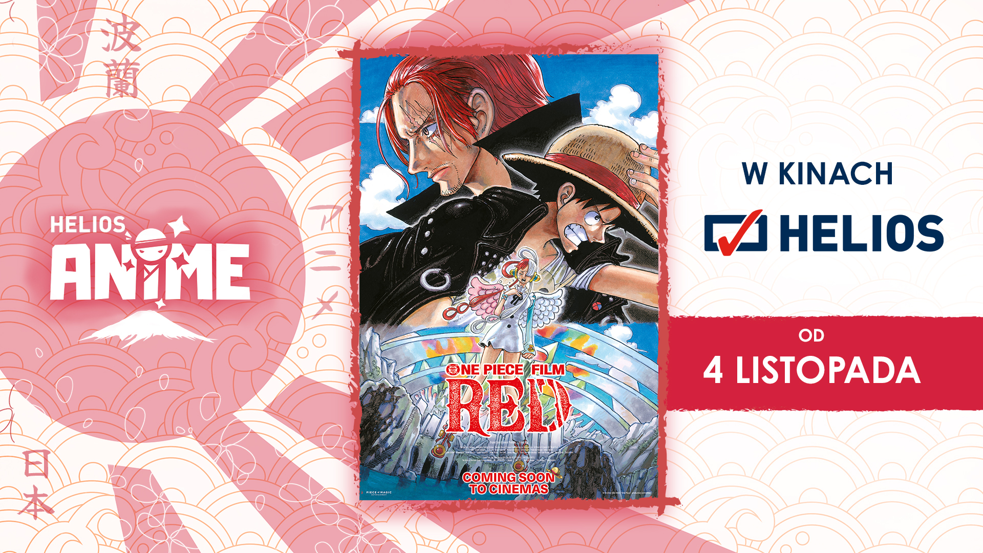 „One Piece Film: Red” w kinie