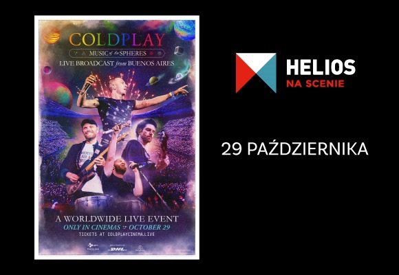 Koncert zespołu Coldplay w kinie