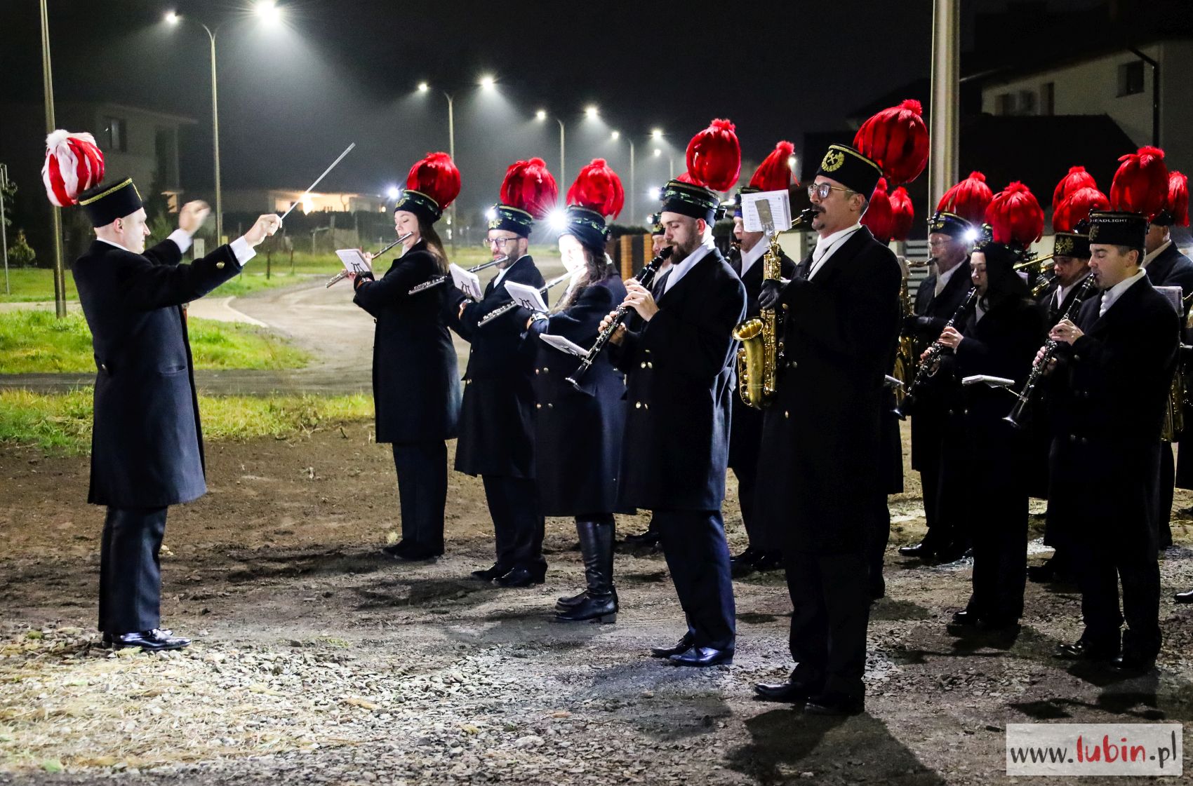 Górnicza orkiestra zagrała na pobudkę