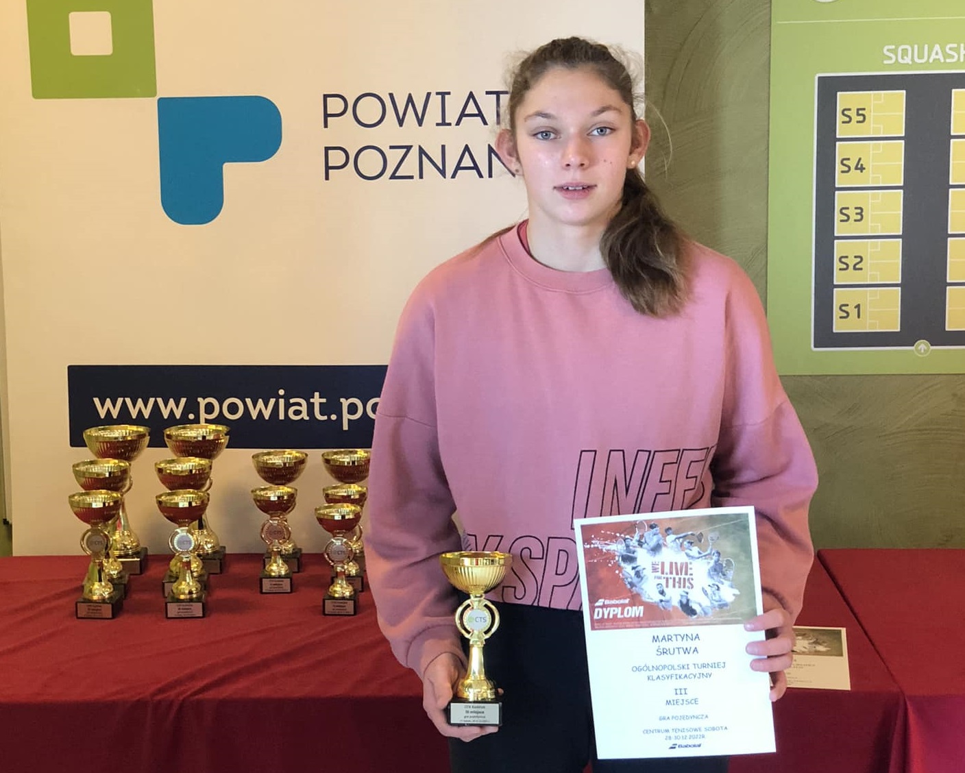 Zakończyła rok na podium