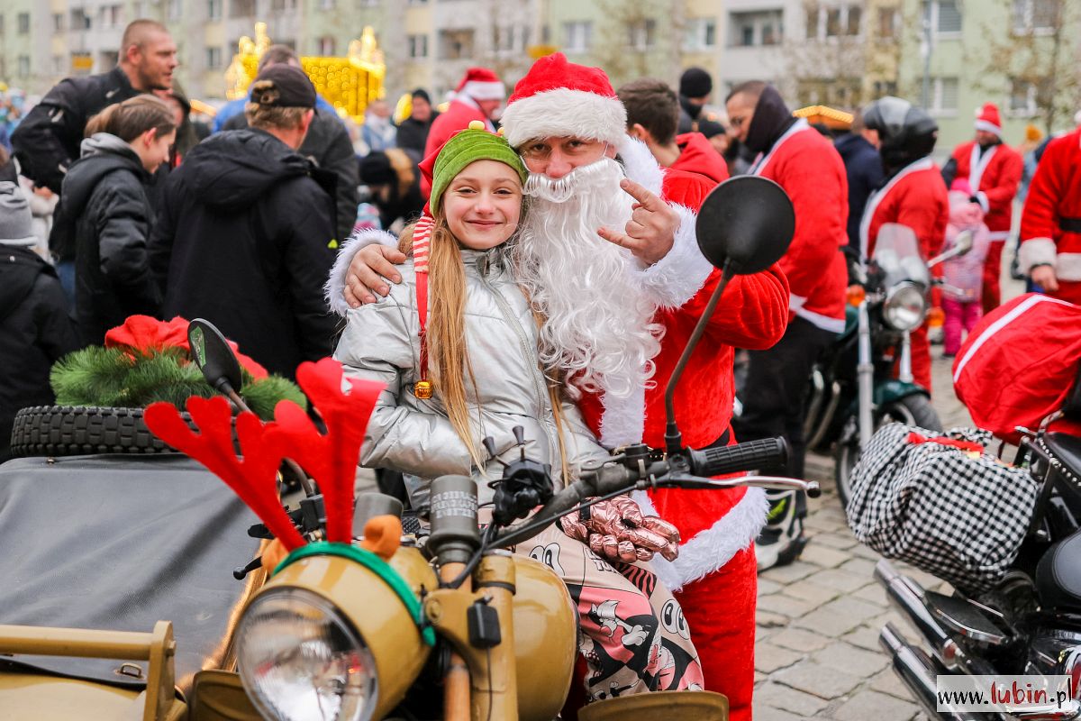 Mikołaje na motocyklach znowu w Lubinie