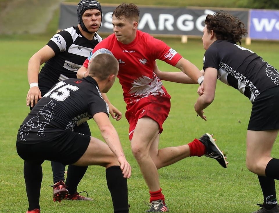 Zawodnik Rugby Lubin na zgrupowaniu kadry Polski