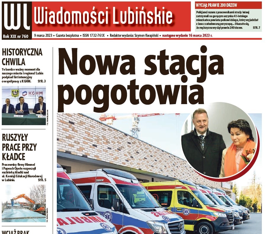 „Wiadomości Lubińskie” w każdy czwartek