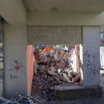 kładka KEN, burzenie (1)