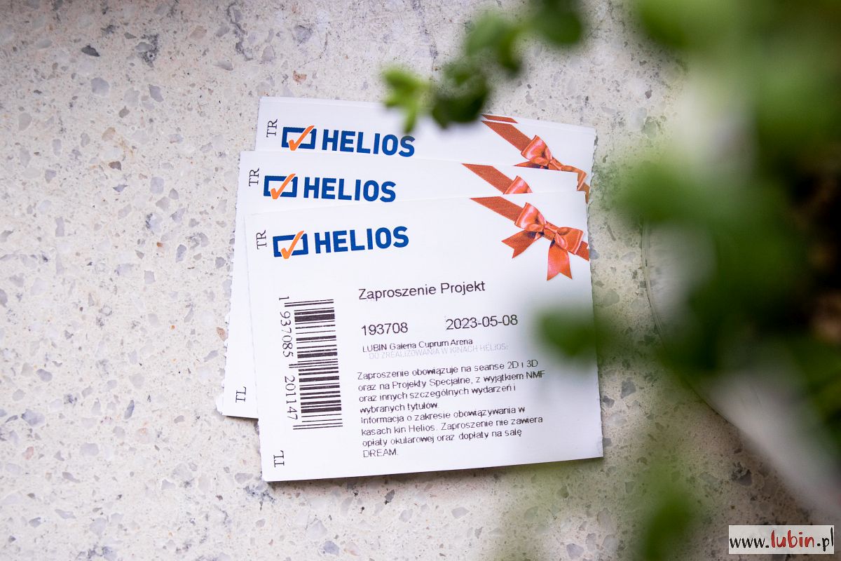 Rozdajemy bilety do kina Helios – KONKURS ZAKOŃCZONY