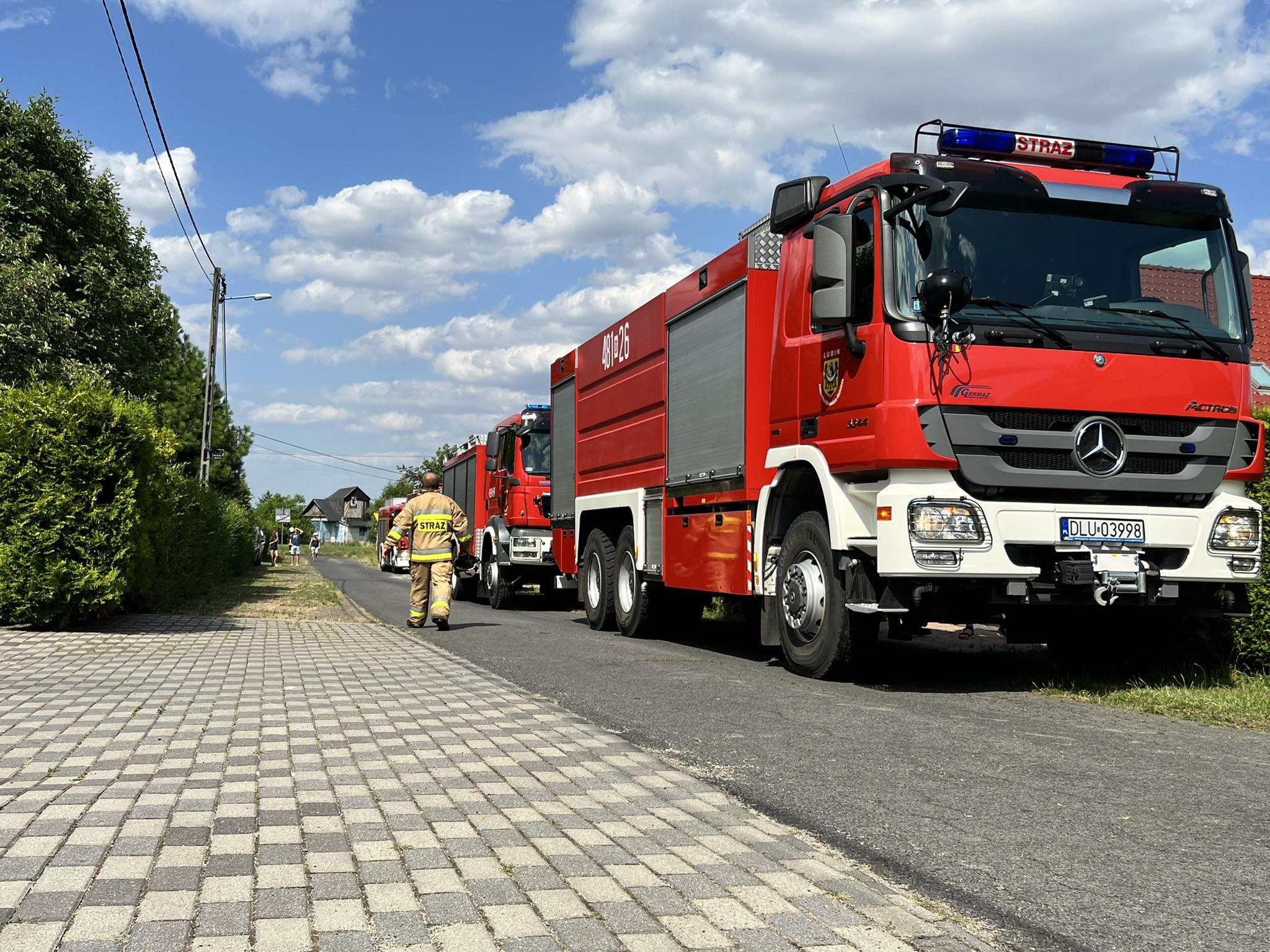 Dwuipółgodzinna akcja gaśnicza