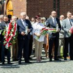 narodowy dzień ofiar ludobójstwa, rzeź wołyńska, kwiaty, pomnik, powiat lubiński, 2023 (8)
