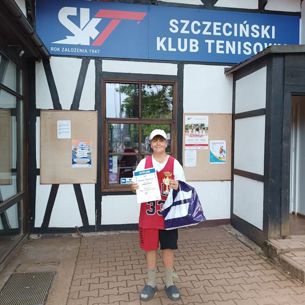 Lubiński tenisista najlepszy w Szczecinie