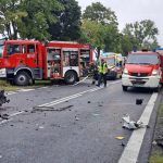 Gogołowice wypadek czołowy (2)