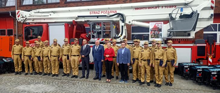 Nowy sprzęt dla lubińskich strażaków