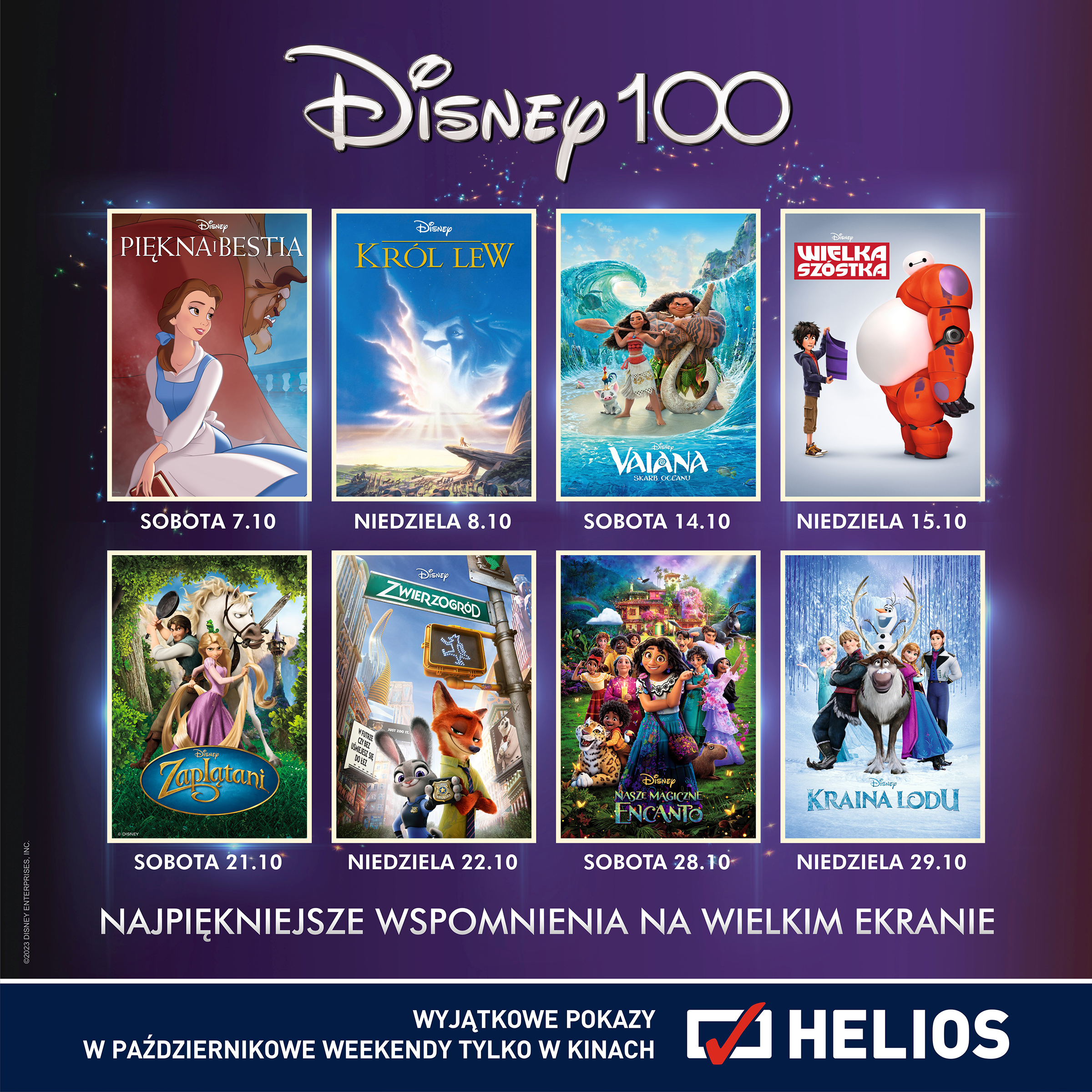 Klasyki wracają do kin z okazji 100-lecia Disneya!