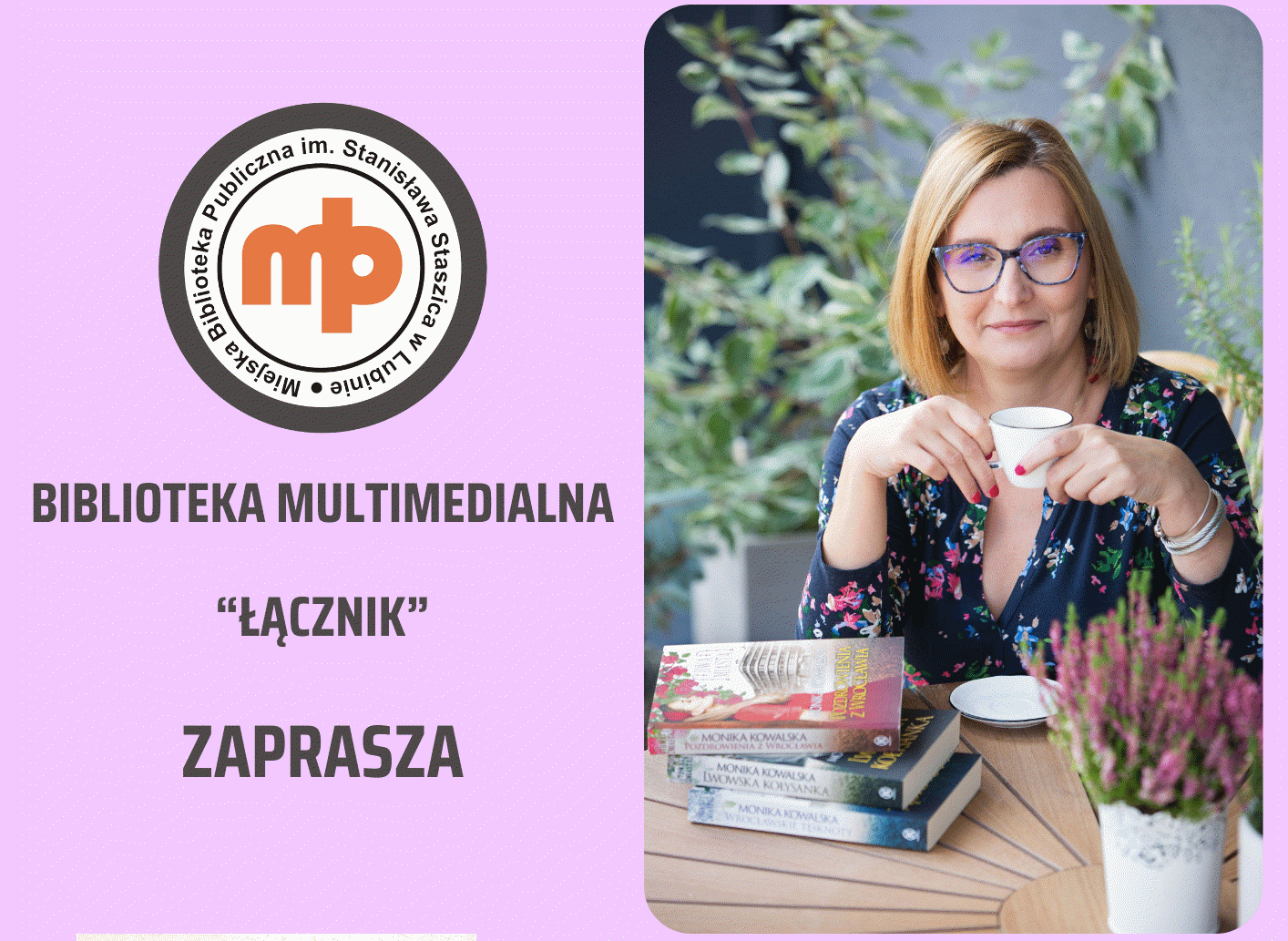 Biblioteka zaprasza na spotkanie autorskie