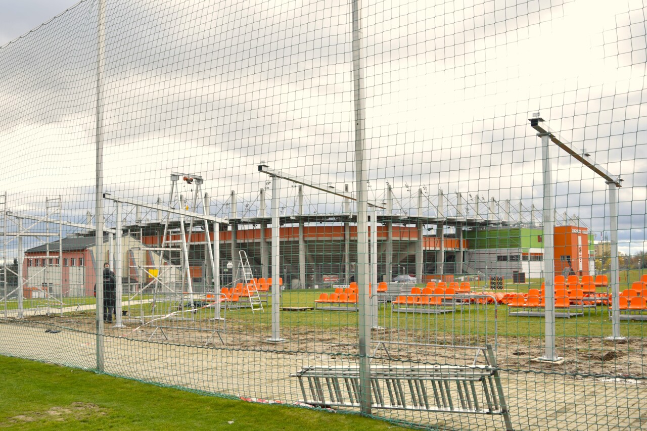 Inwestycje na stadionie Zagłębia Lubin