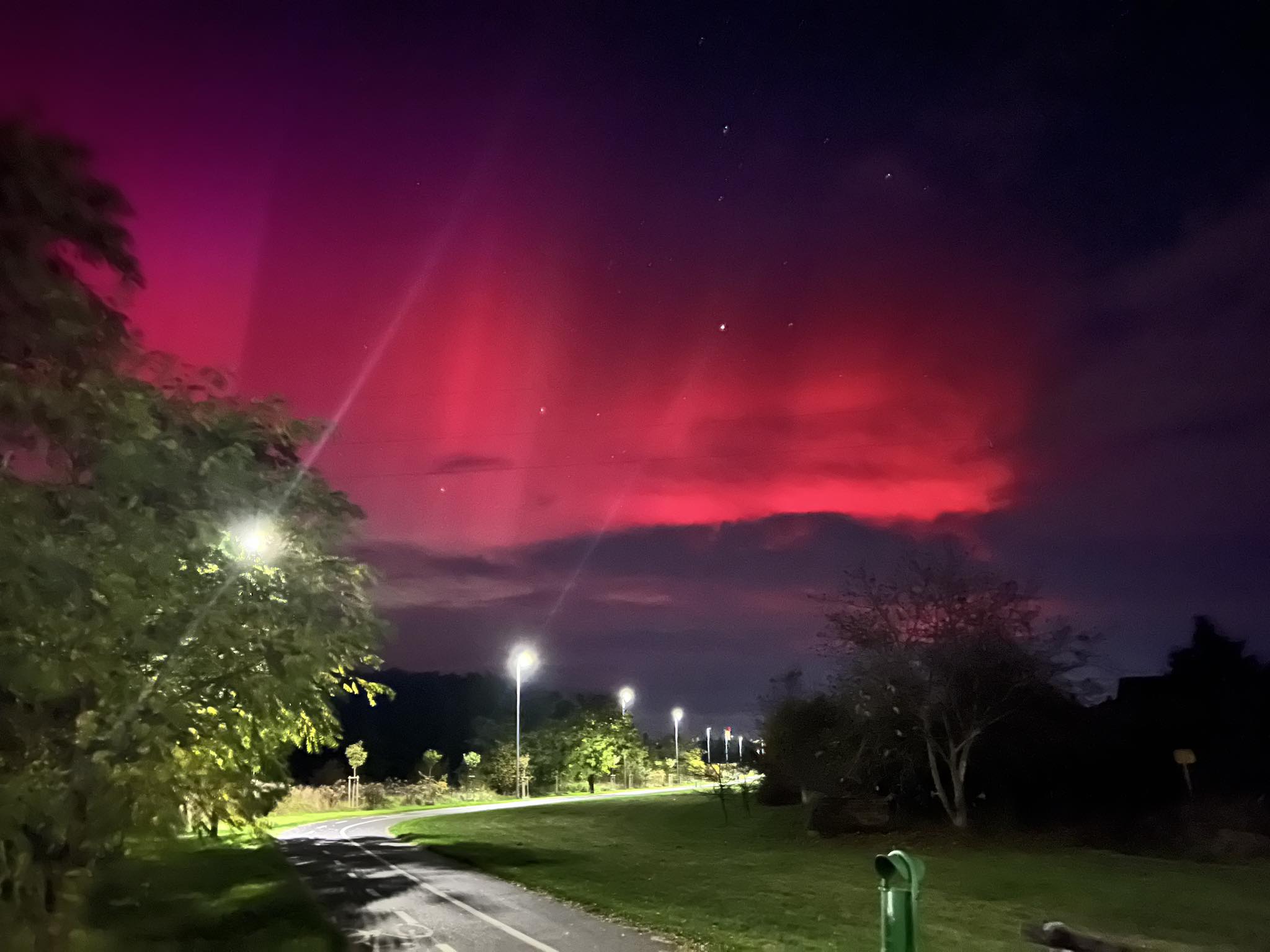 Zorza polarna nad Lubinem. Kiedy będzie następna?