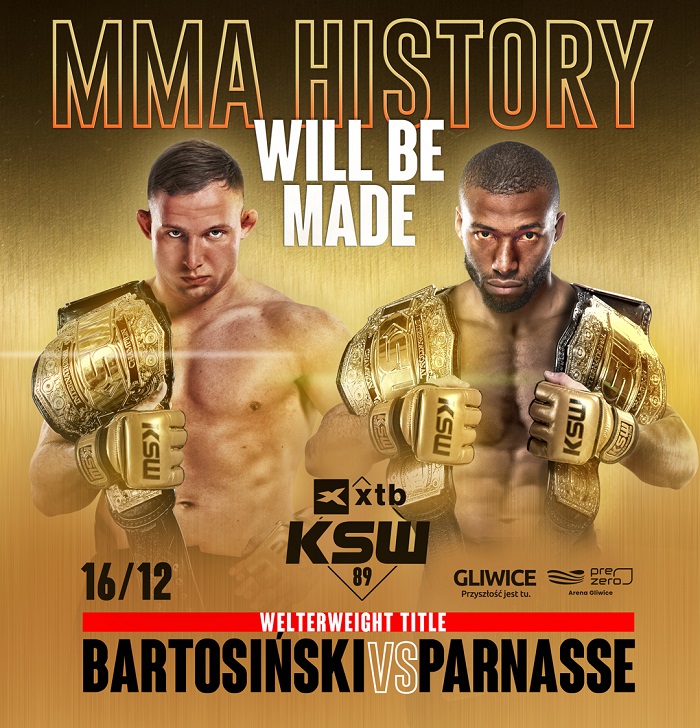 KSW 89: BARTOSIŃSKI vs PARNASSE w walce wieczoru!