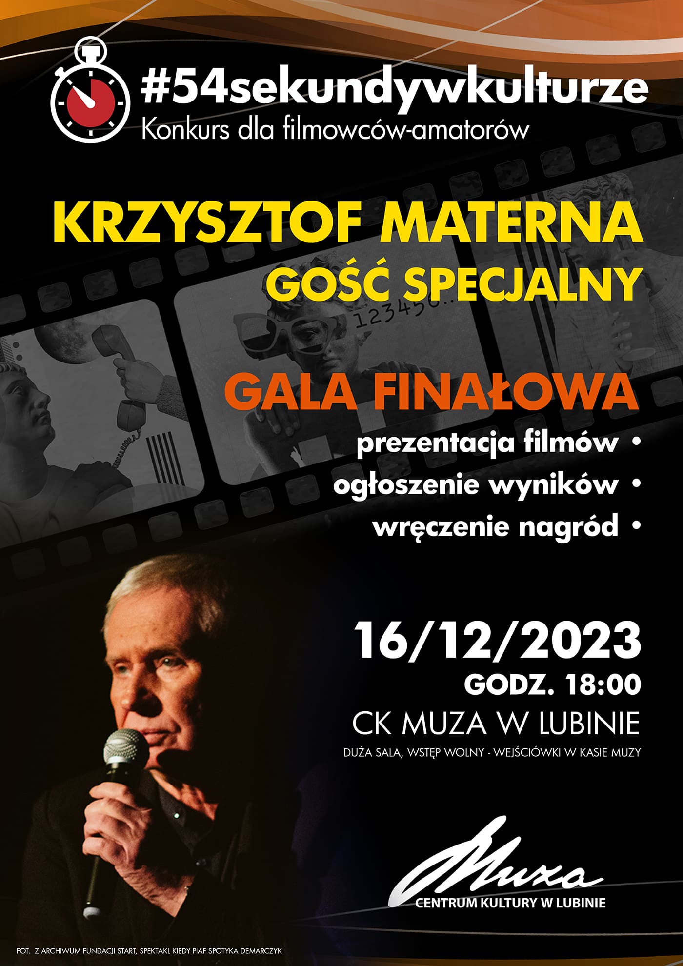 Spotkanie z Krzysztofem Materną i gala finałowa konkursu