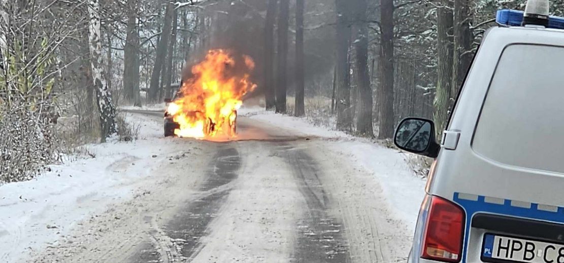 BMW w ogniu