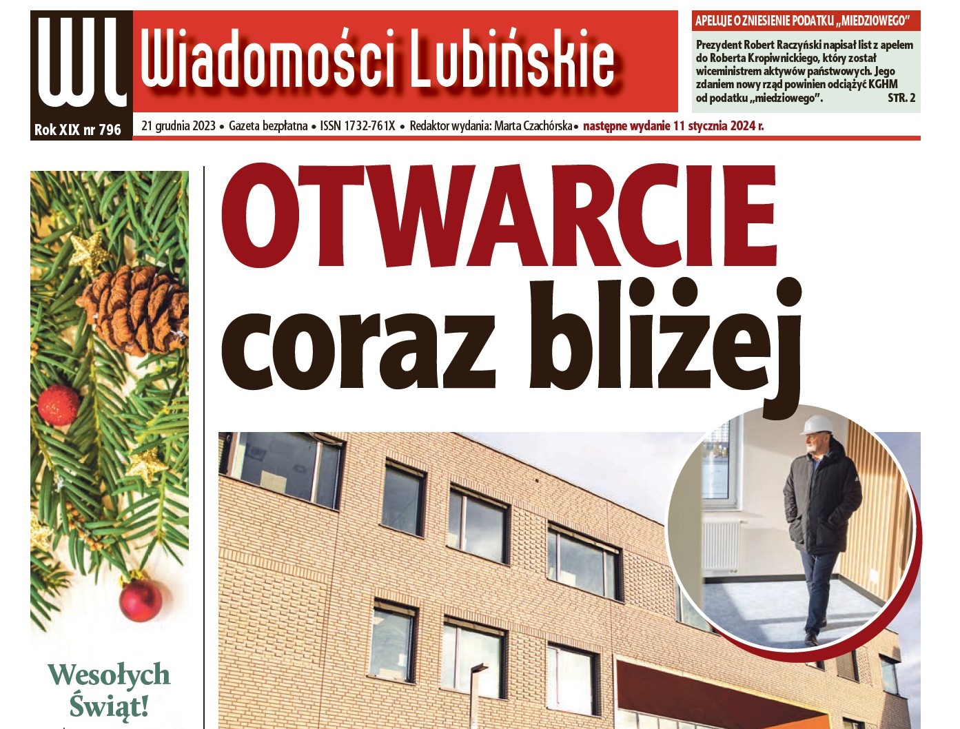 Świąteczne wydanie „Wiadomości Lubińskich” już jutro