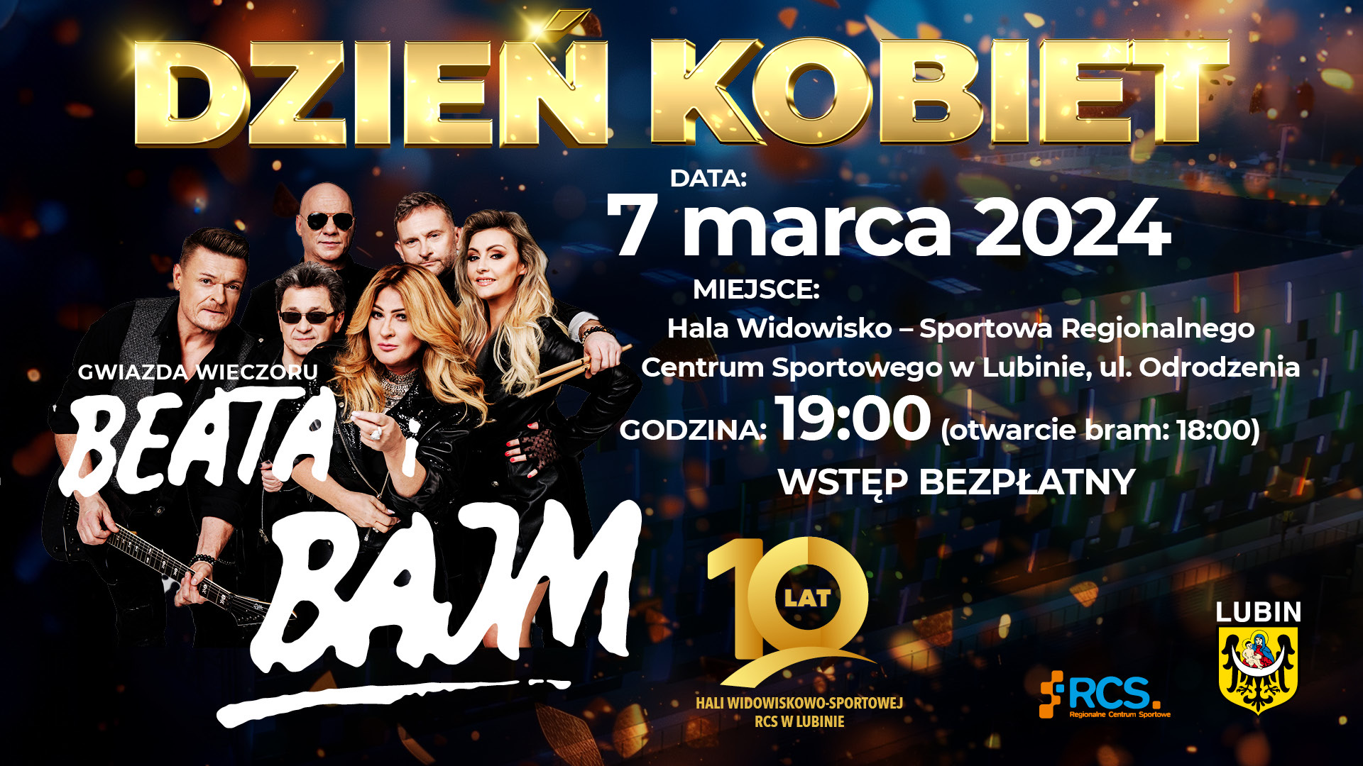 Darmowy koncert Bajm dla lubinian