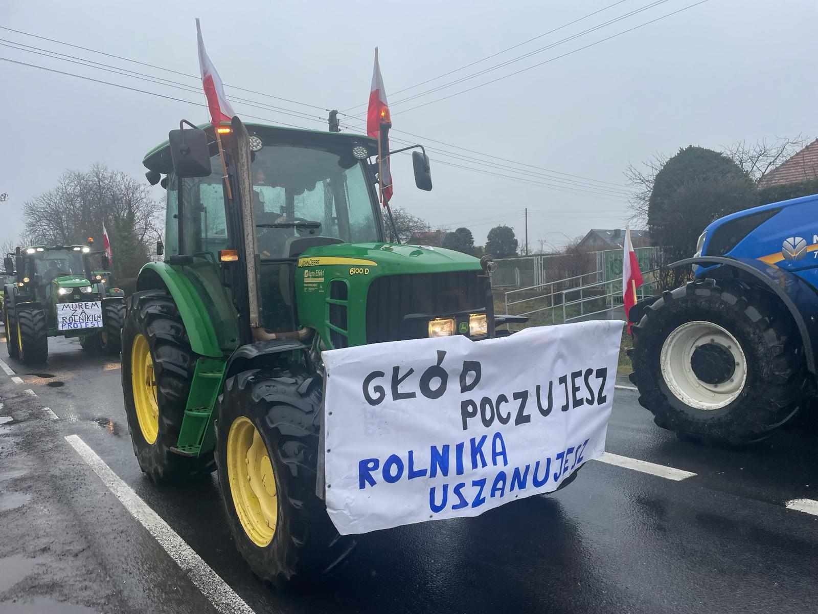 Uwaga kierowcy, zablokowane drogi. Dziś protestują rolnicy