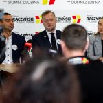 wybory, ogłoszenie startu, KWW, prezydent, Robert Raczyński, Dumni z Lubina, pierwsza konferencja, 2024 (12)
