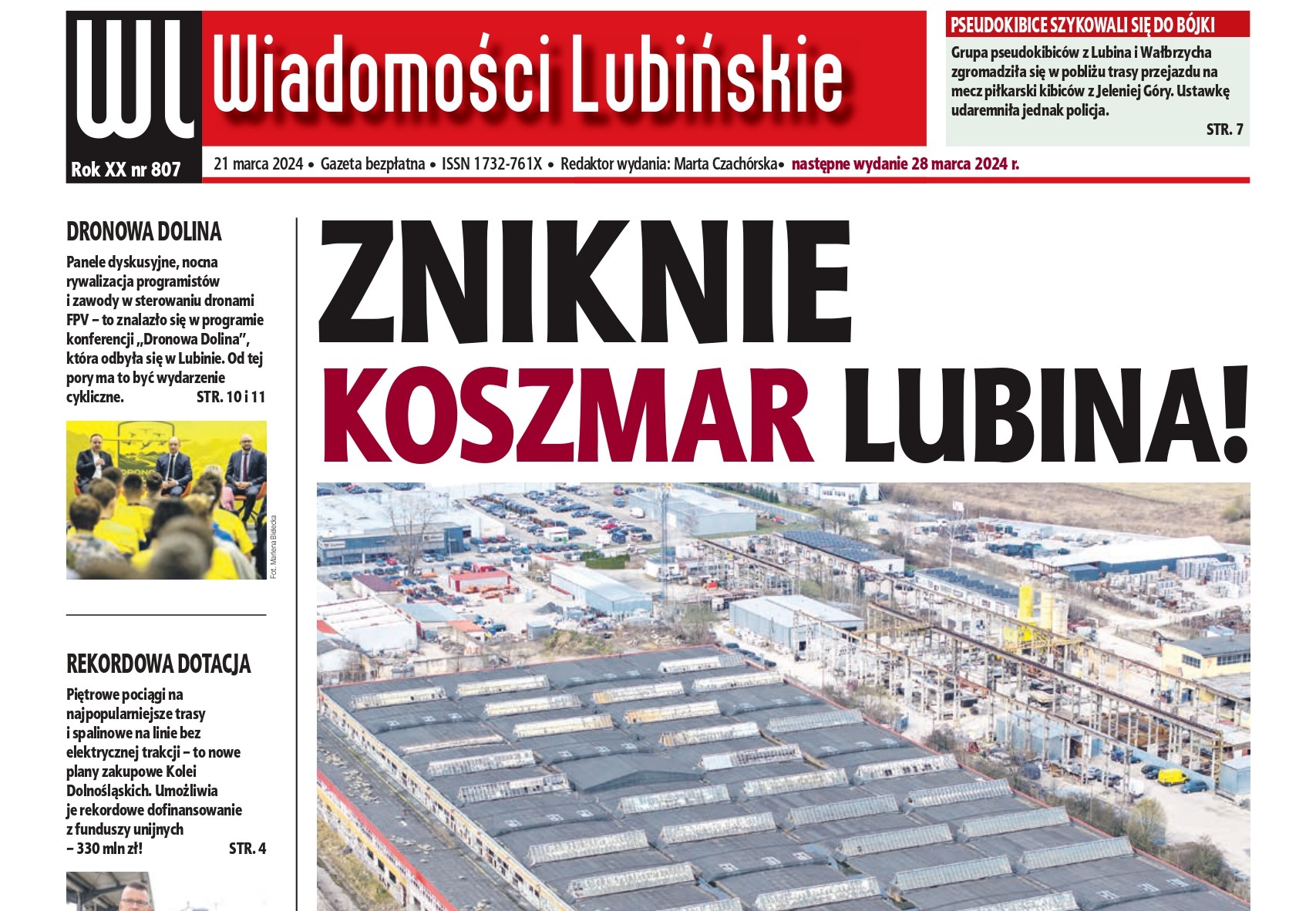 „Wiadomości Lubińskie” już jutro