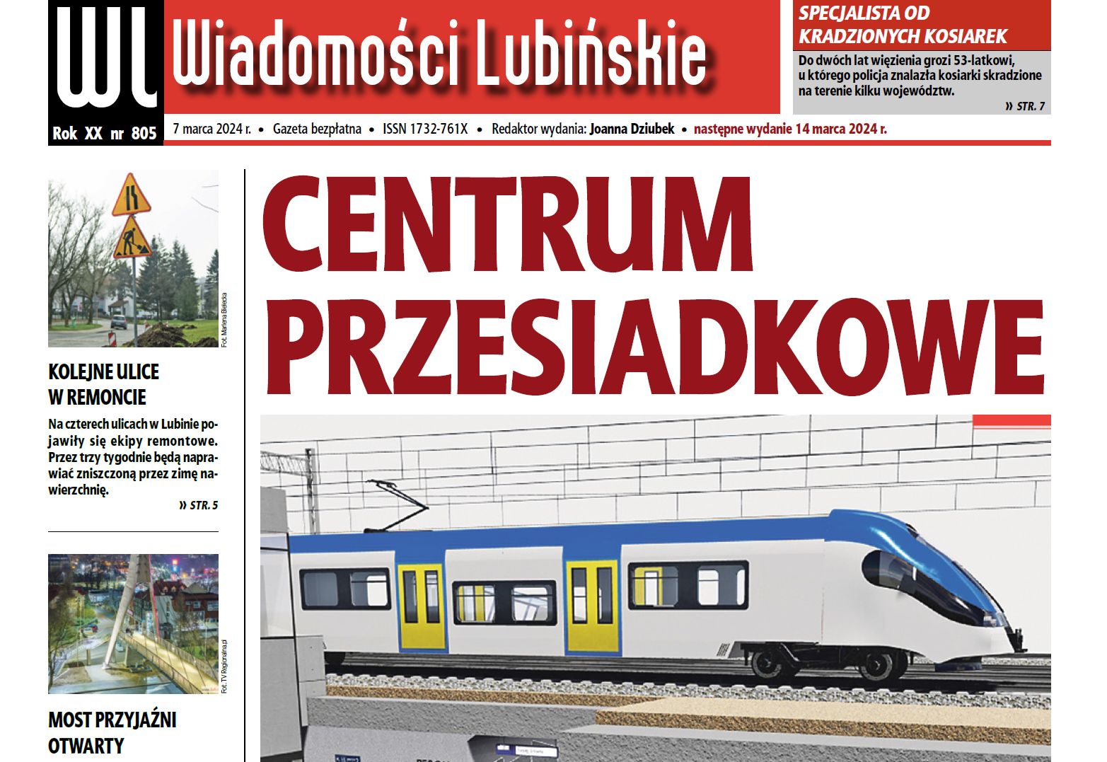 Nowe Wiadomości Lubińskie” już jutro