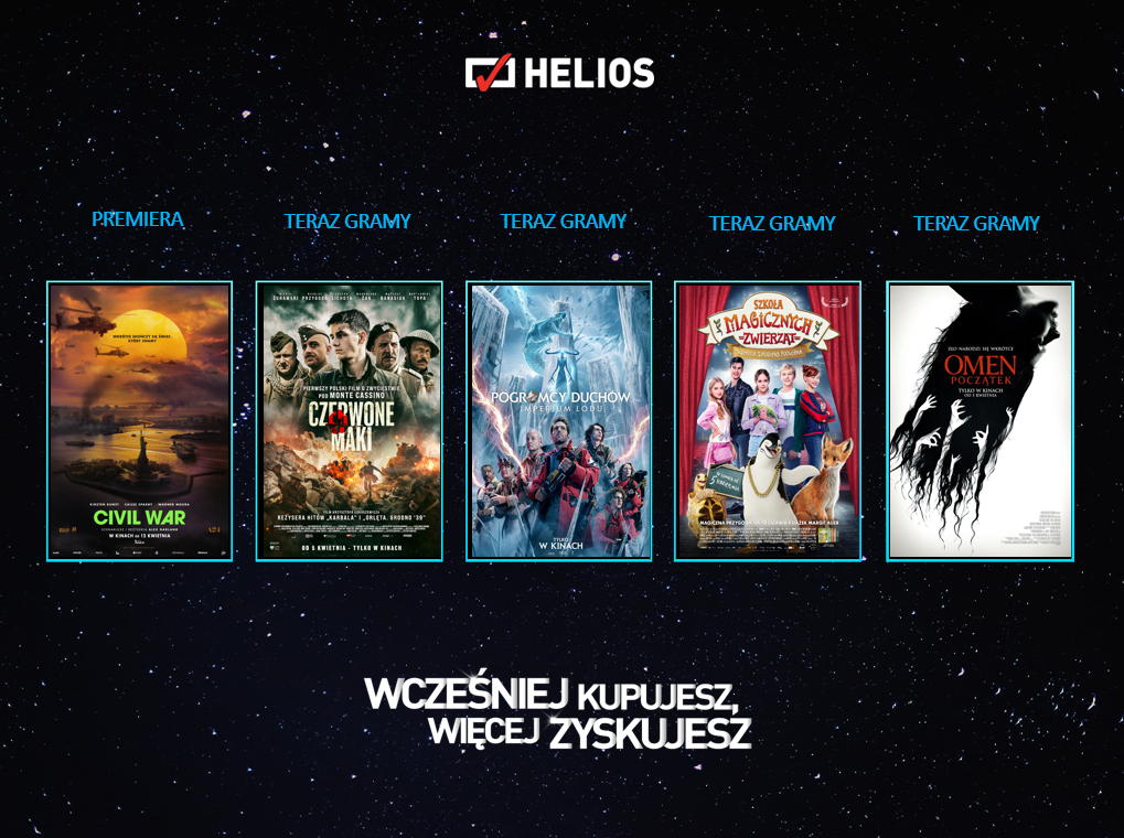 Kwietniowy repertuar kina Helios