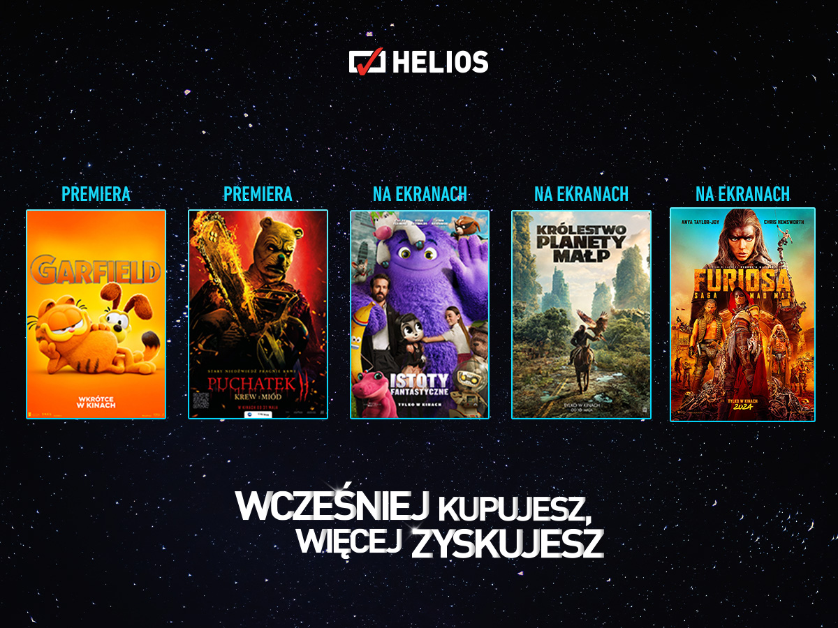 Emocjonujący początek czerwca w kinie Helios