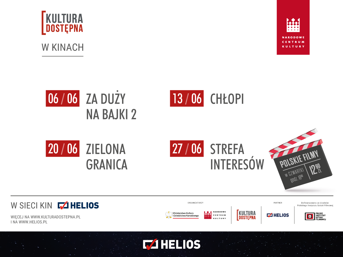 Kultura Dostępna w czerwcu