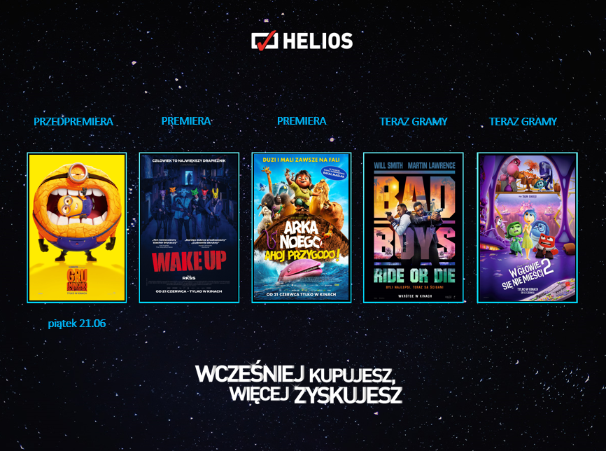 Porywające nowości w kinie Helios