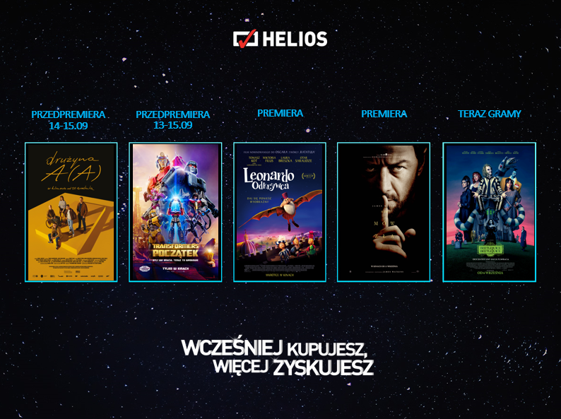 Moc wrześniowych nowości w kinie Helios