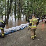 Strażacy Straż Pożarna Lubin Ścinawa powódź (2)
