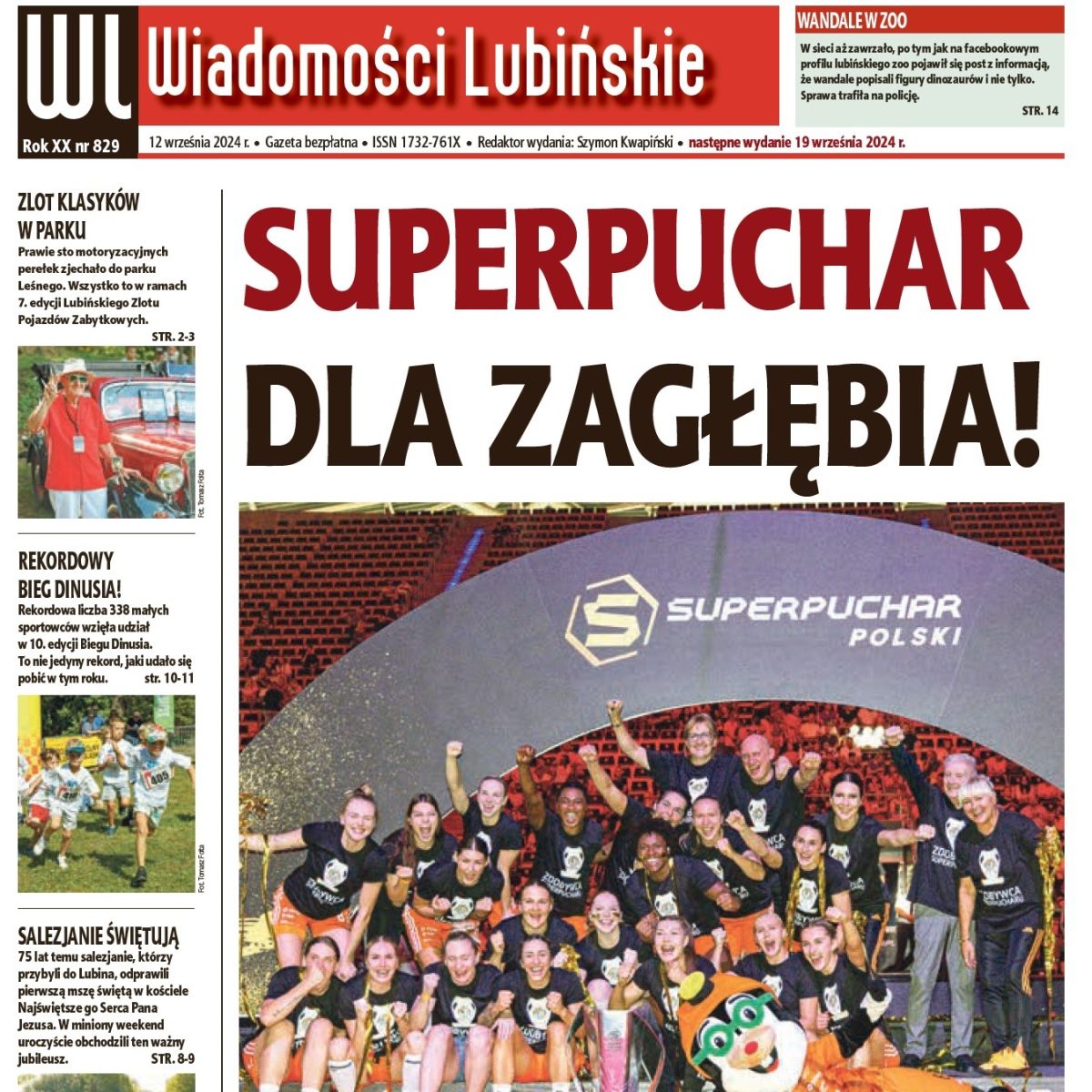 „Wiadomości Lubińskie” w każdy czwartek