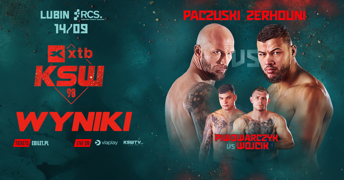 KSW 98 w Lubinie. Paczuski rozbił Zerhouniego w pierwszej rundzie