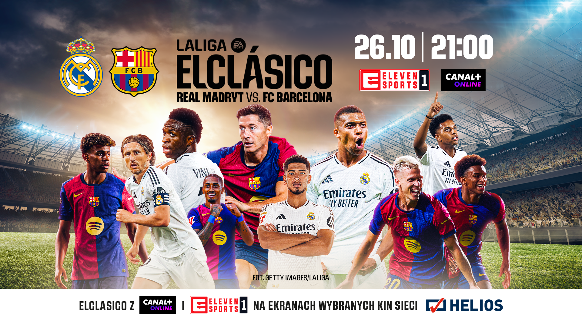 Emocjonujące El Clásico na ekranach Heliosa