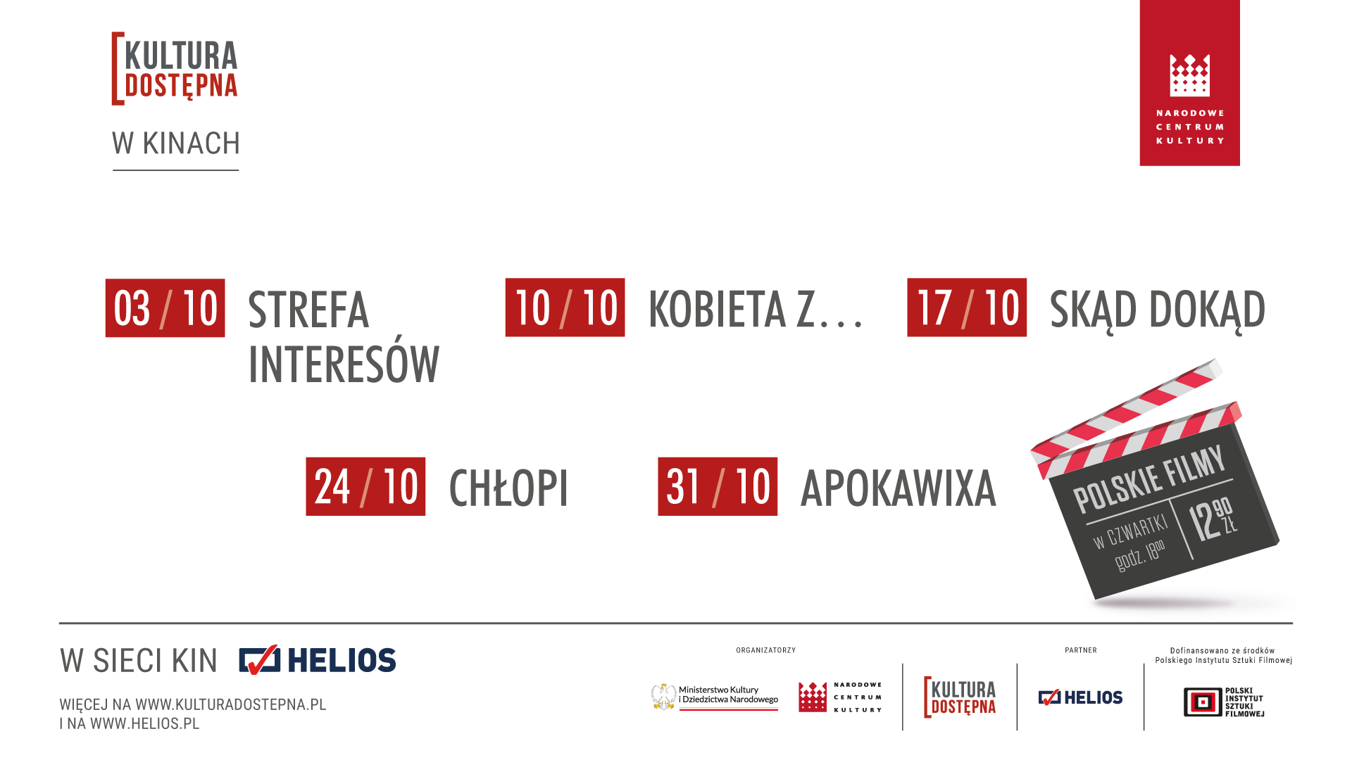 Kultura Dostępna w październiku
