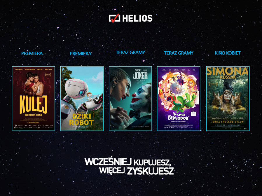 Porywające seanse w Heliosie