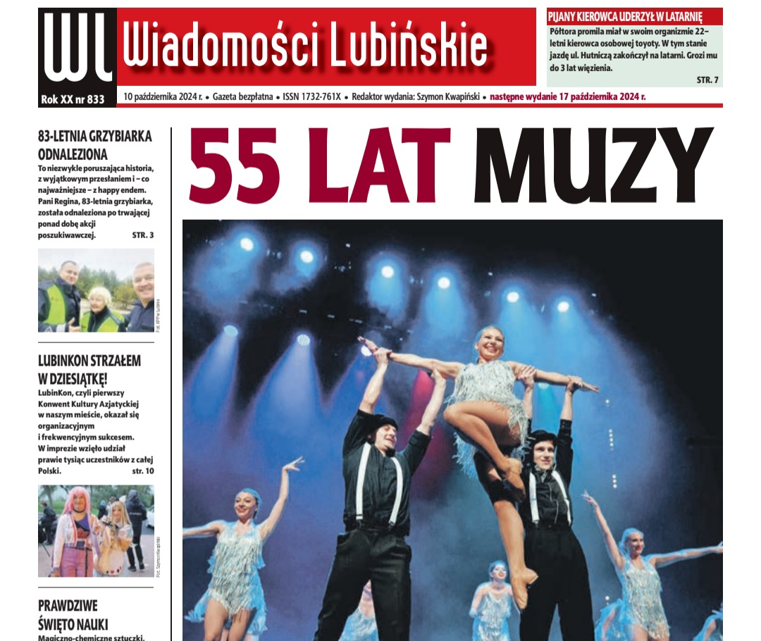 Sięgnij po nowe Wiadomości Lubińskie!
