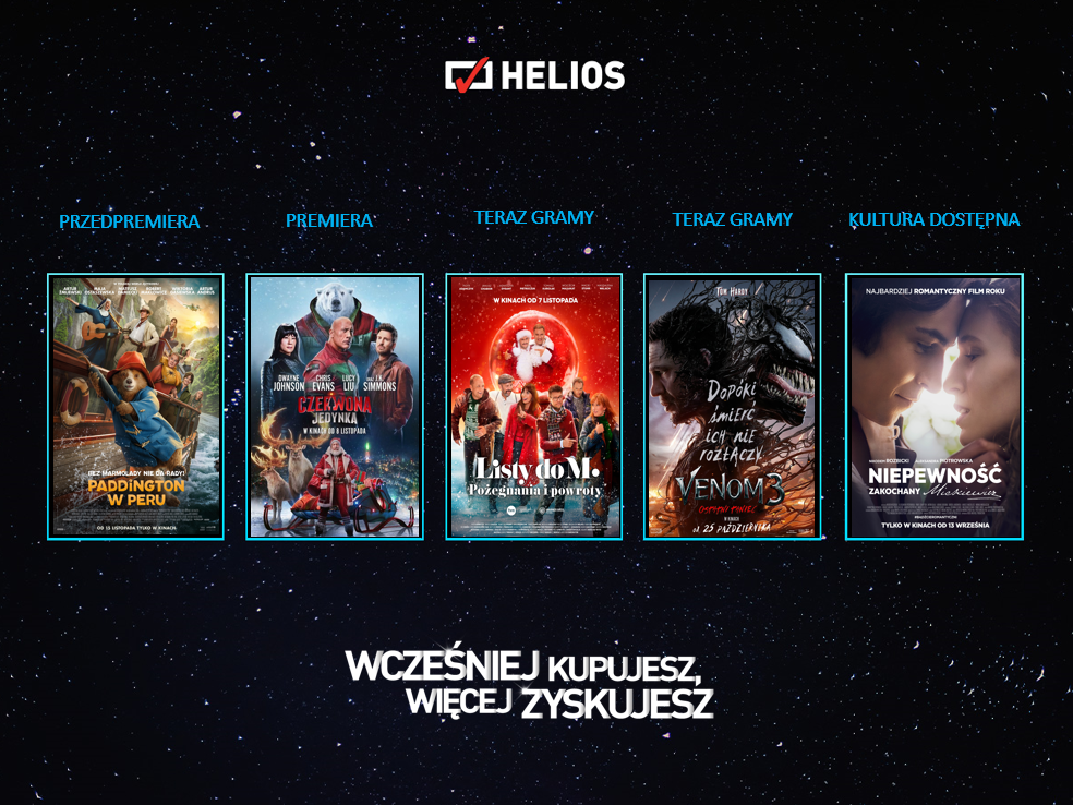Listopadowe nowości w kinie Helios